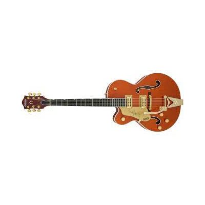 GUIT ELEC. LH G6120TLH PLAYERS EDITION NASHVILLE ORANGE STAIN HOLLOWBODY A / C & BIGSBY GRETSCH