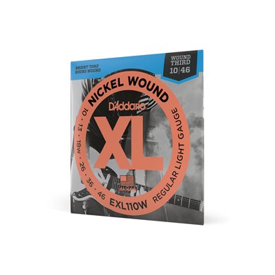 CORDE GUIT ELEC. 10-46 WOUND D'ADDARIO