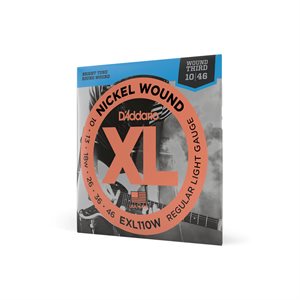 CORDE GUIT ELEC. 10-46 WOUND D'ADDARIO