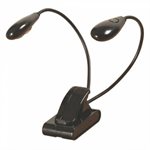 LUMIÈRE LUTRIN LED 2 TETE CLIP-ON ON-STAGE