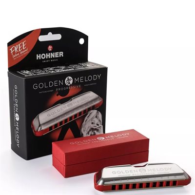 HARMONICA A MAJ. PROG. SERIES GOLDEN MELODY HOHNER