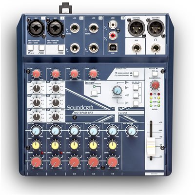 CONSOLE 8 CH. A / EFFETS SOUNDCRAFT