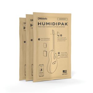 REFILL PACK DE 3 POCHETTE HUMIDIPACK D'ADDARIO