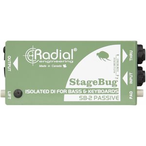 DIRECT BOX PASSIVE BASS / KEYBOARD STEREO À MONO RADIAL ENGINEERING