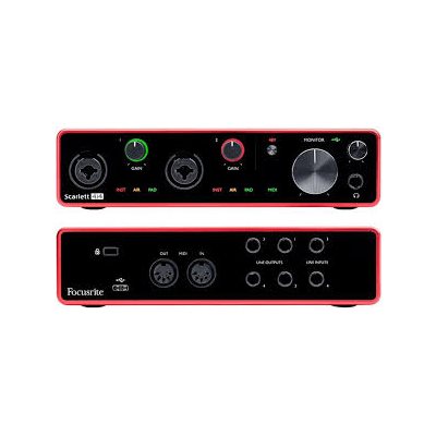 CARTE SON 4 IN / 4 OUT 24 / 192 FOCUSRITE